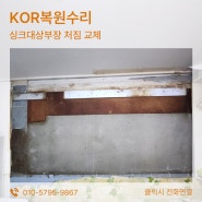 강서구싱크대전문 친환경제품사용업체 KOR복원수리