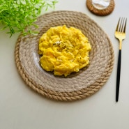 간편 아침식사 백종원 스크램블에그 요리 부드럽게 만드는법 계란스크램블 레시피 홈브런치메뉴 만들기