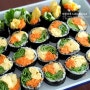 김밥을 이렇게 먹으면 배도 부르고 살도 빠져요! 당근라페 김밥맛있게싸는법 고단백 다이어트 김밥 만들기