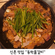 나만 가고 싶은 내돈내산 신촌 물갈비 동학물갈비