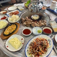 [용봉동 살아있네 꼼 전문점]_통영 꼼장어 소금 구이 용봉동 맛집(용봉동 회식장소)