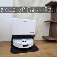 집안 청소가 쉬워져요 가성비 로봇청소기 추천! 라이스타 Ai Cube 사용 후기