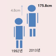 2024 대한민국 남자 & 여자 평균 키(신장), 몸무게(체중)