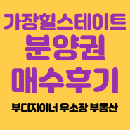 대전 가장동 힐스테이트 가장더퍼스트 분양권 매수 후기