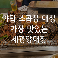 야탑역곱창 맛집 중 가장 맛있는 세광양대창!분당 회식 야탑 곱창