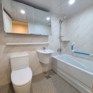 대구 수성구 범물서한화성 아파트 화장실공사 리모델링을 한다면 안전과 편의성을 고려한 한샘욕실을 추천드립니다!