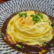 흥덕맛집 회오리오무라이스와 대패쫄면.돈가스 맛집 식신국수천국