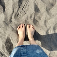 제주도 맨발걷기 검은모래 해변 '삼양해수욕장' 가볼만한곳