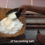 소금 ㅡ 인도네시아 바닷물로 만드는 소금