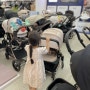 아기 절충형 유모차 시크 미뇽 샴페인 베이비하우스 아기용품점