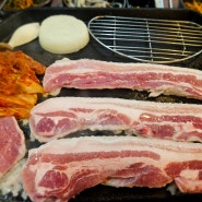 서울 금천구 회식장소 삼겹살 맛집 가산동 돈일품