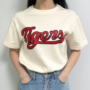 기아타이거즈 유니폼 구매 사이즈 90 클래식 티셔츠 아이보리 후기