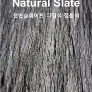 [PDF Catalog] 천연슬레이트 디딤석 정원석 Ver 3.1