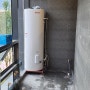 식당주방 집기류 연결 작업 및 300리터 온수기 설치