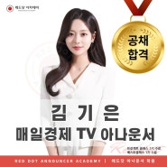 [합격] 매일경제TV 아나운서 김기은