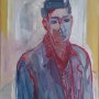 Man Standing, 서있는 남자, Acrylic on Canvas, 72.7 x 60.6 cm, 2024