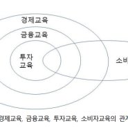 경제교육, 금융교육, 소비자교육 구분