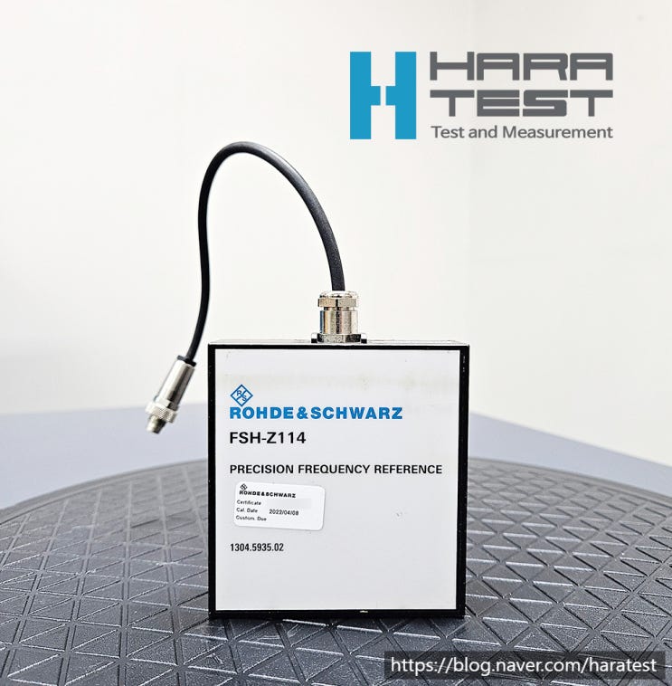 Rohde Schwarz FSH-Z114 Precision Frequency Reference, 중고 계측기 렌탈_하라테스트 ...