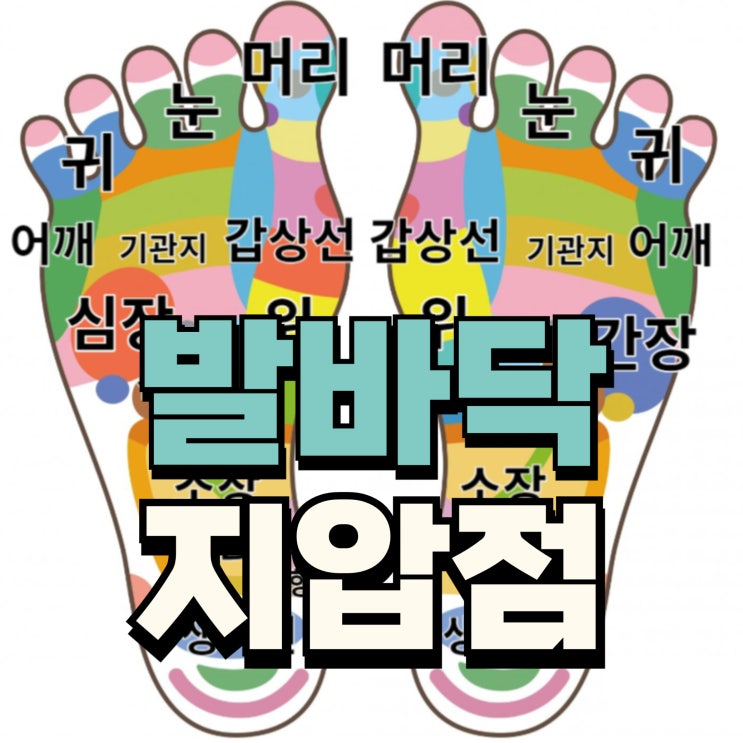 발바닥 지압점 지압 효과 부위 확인하기 : 네이버 블로그