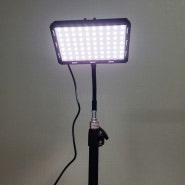 핸드폰 촬영 조명 블로그 제품 사진 휴대용 LED 내돈내산 후기