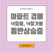 서울 포함 전국 아파트 낙찰가율 23개월내 최고치 기록