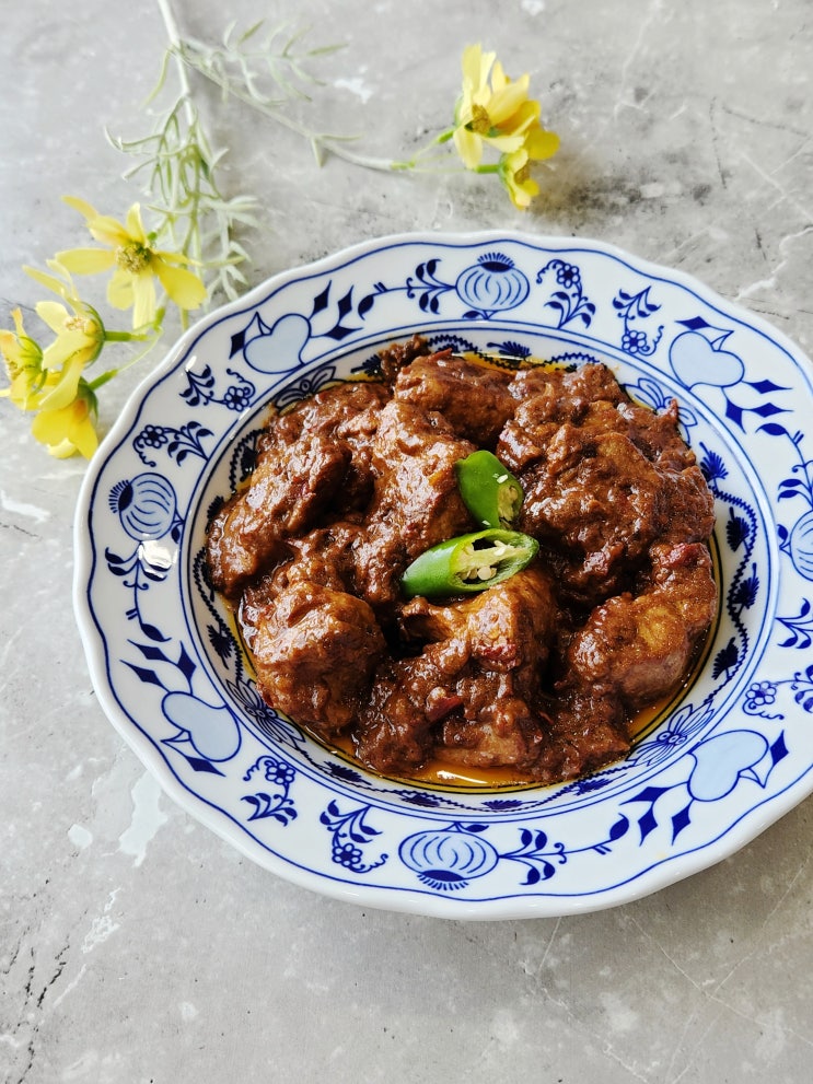 백패커2 백종원 른당 만들기 인도네시아 갈비찜 코코넛밀크 요리 소고기찜 양념 소고기사태찜 : 네이버 블로그