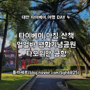 대만 타이베이 여행 DAY 4 :: 얼얼바 평화기념공원, 16.67 타이베이 카페, 중화민국 총통부, 타오위안 국제공항