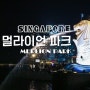 멀라이언 공원 야경(Merlion Park) + 싱가포르