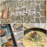 큰맘할매순대국 제주 조천점 실패없는 순대국 맛집