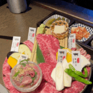 부천 중동맛집 모토이시ㅣ일본에서 야키니쿠 먹는줄 착각하게 되는 일본감성 가득한 최고 와규 맛집