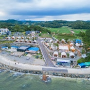 경남 사천 글램핑 비토섬 제이 글램핑장 추천 오션뷰 수영장