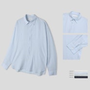 [신상품] 미니멀 오버핏 쿨링 셔츠 4컬러 남자 여름 셔츠