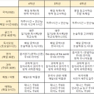 초등 4~6학년 집공부계획, 아직은 스스로 하길 바라지 않기로 했다.