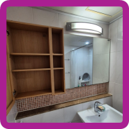 슬라이드 욕실장 설치 - 수건장, 거울 철거 및 교체 전문