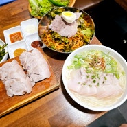 기깔난 답십리역 맛집 돔베고기 고기국수 비빔국수 맛집 오소록