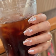 부천역 네일샵 NAIL LE BIN 추천 네일르빈 진주 미러파우더 여름네일아트 추천