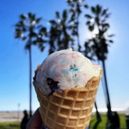 [LA] 베니스 비치 Venice Beach with 핑크 엘리펀트 아이스크림 Pink Elephant Ice Cream Bar - 디저트, 아이스크림 맛집 추천