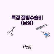 특정 질병수술비(남성)의 보상 기준