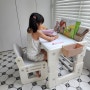 유아책상의자추천 플레스타 블럭놀이 가능한 어린이책상