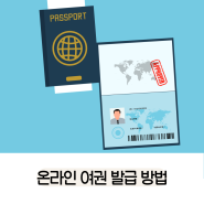 여권 재발급 방법: 온라인 순서대로