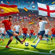 유로 2024 결승전 스페인 vs 잉글랜드 중계일정과 관전 포인트