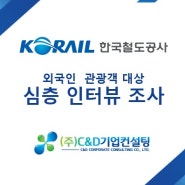 대면설문조사 :외국 관광객 심층인터뷰-(주)C&D기업컨설팅