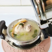 복날 먹는음식 닭백숙 끓이는법 레시피 코코리 압력솥 후기