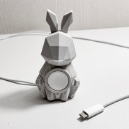 귀여운 토끼 디자인 애플워치 충전기 거치대 리뷰