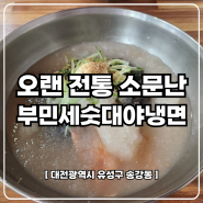 대전 송강동 오래된 웨이팅 맛집 푸짐한 부민소문난세숫대야냉면