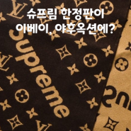 슈프림 (Supreme) 브랜드 해외에서 구해보세요~ 이베이, 야후옥션에서 중고 슈프림, 한정판까지~