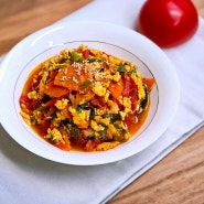 백종원 토마토 계란 볶음 레시피 다이어트 식단 달걀볶음 만들기 쉬운요리 토달볶