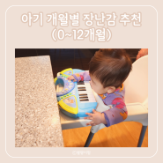 아기 개월별 발달 장난감 추천(0~12개월)