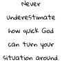 Never underestimate...