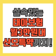 실속있는 태아보험 가입 꿀팁! 월3만원대에 산모특약까지